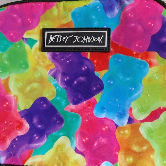 Betsey Johnson Gummy Bear Print Nylon Insulated Lunch Bag Like New Condition - Picture 5 of 9